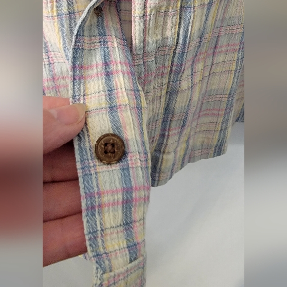 Patagonia Mens Short Sleeve Plaid Shirt Size L - Picture 8 of 8